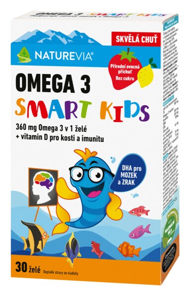 NatureVia Omega 3 Smart Kids 30 želé NatureVia Omega 3 Smart Kids 30 želé