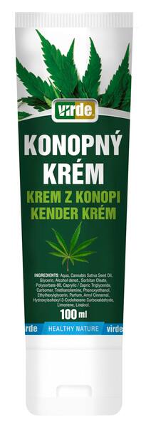 Virde Konopný krém Kloubní mazání 100 ml Virde Konopný krém Kloubní mazání 100 ml