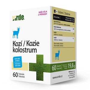 Virde Kozí kolostrum 60 tobolek