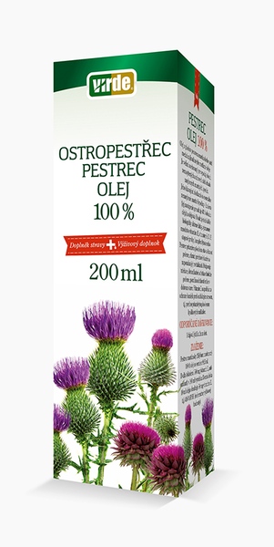 Virde Ostropestřec 100 % olej 200 ml