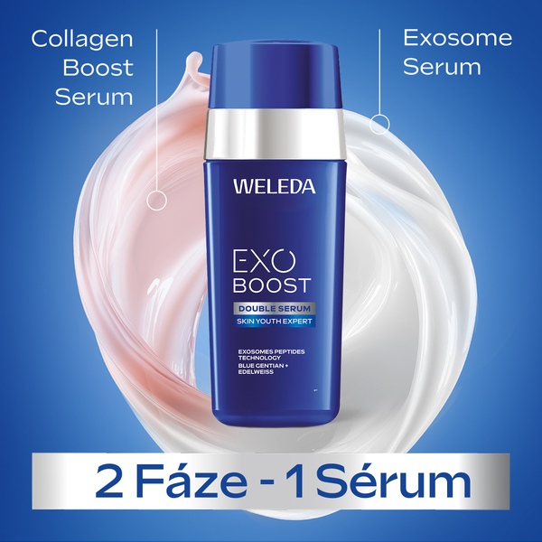 Weleda Exo Boost Double Sérum Modrý hořec a Protěž alpská 30 ml