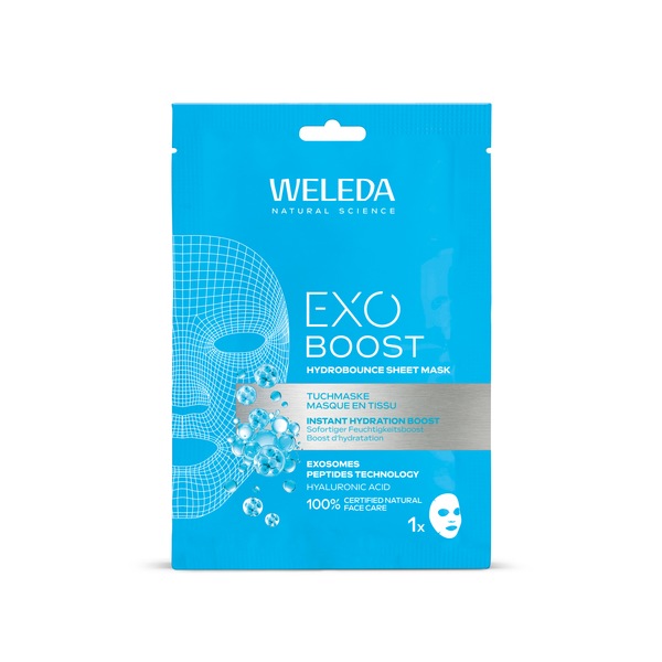 Weleda Exo Boost Superhydratační maska 1 ks Weleda Exo Boost Superhydratační maska 1 ks