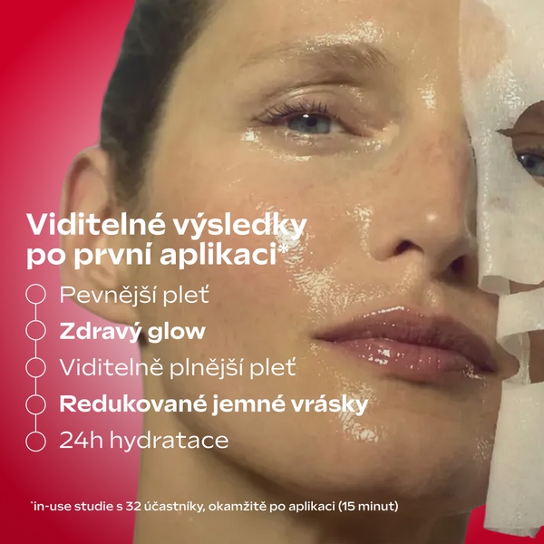 Weleda Exo Boost Zpevňující Maska s granátovým jablkem a maca peptidy 1 ks