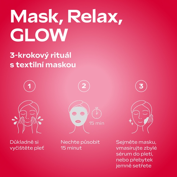 Weleda Exo Boost Zpevňující Maska s granátovým jablkem a maca peptidy 1 ks