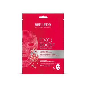 Weleda Exo Boost Zpevňující Maska s granátovým jablkem a maca peptidy 1 ks