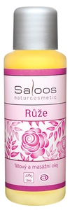 Saloos Tělový a masážní olej s růží 50 ml Saloos Tělový a masážní olej s růží 50 ml