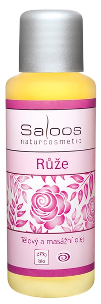 Saloos Tělový a masážní olej s růží 50 ml Saloos Tělový a masážní olej s růží 50 ml
