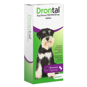 Drontal Dog Flavour 150/144/50 mg 24 tablet
