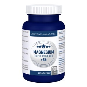 Clinical Magnesium Triple Complex + B6 100 kapslí Clinical Magnesium Triple Complex + B6 100 kapslí