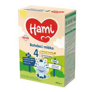 Hami 4 s příchutí vanilky batolecí mléko 24+ měsíců 600 g Hami 4 s příchutí vanilky batolecí mléko 24+ měsíců 600 g