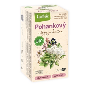 Apotheke BIO Pohankový čaj s bezovým květem nálevové sáčky 20x1,5 g Apotheke BIO Pohankový čaj s bezovým květem nálevové sáčky 20x1,5 g