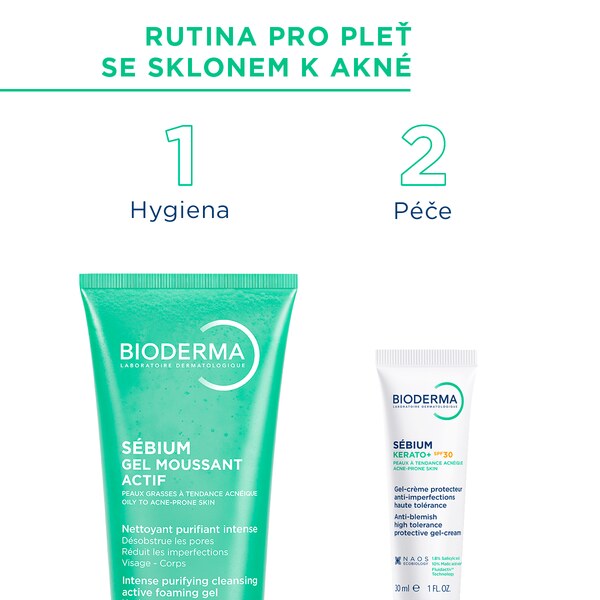 Bioderma Sebium Kerato+ gel-krém SPF30 30 ml