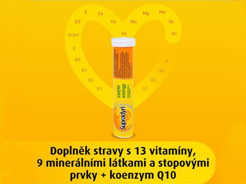 Supradyn CO Q10 Energy 30 šumivých tablet