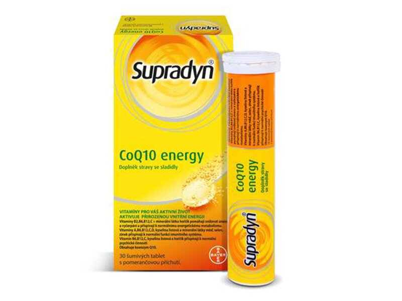 Supradyn CO Q10 Energy 30 šumivých tablet