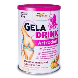 Geladrink Artrodiet práškový nápoj Pomeranč 420 g Geladrink Artrodiet práškový nápoj Pomeranč 420 g