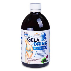 Geladrink Forte Hyal Biosol tekutá kloubní výživa Černý rybíz 500 ml Geladrink Forte Hyal Biosol tekutá kloubní výživa Černý rybíz 500 ml