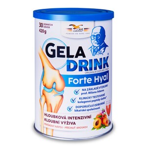 Geladrink Forte Hyal práškový nápoj Broskev 420 g Geladrink Forte Hyal práškový nápoj Broskev 420 g