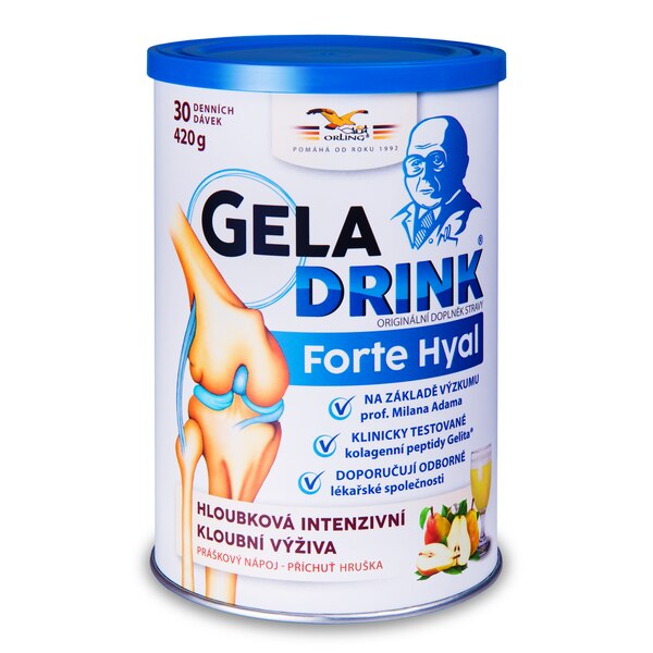 Geladrink Forte Hyal práškový nápoj Hruška 420 g