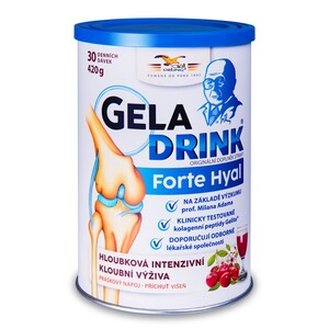 Geladrink Forte Hyal práškový nápoj Višeň 420 g Geladrink Forte Hyal práškový nápoj Višeň 420 g