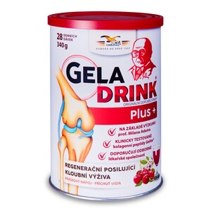 Geladrink Plus+ práškový nápoj Višeň 340 g