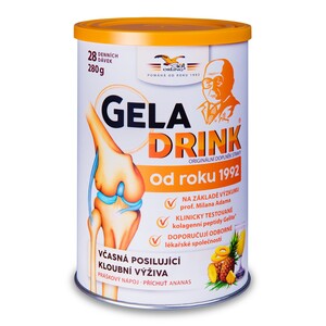Geladrink práškový nápoj Ananas 280 g Geladrink práškový nápoj Ananas 280 g