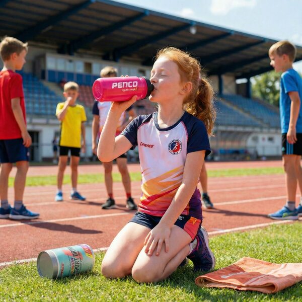 Penco Junior Sport Drink iontový nápoj Jahoda a banán 700 g