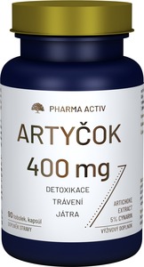 Pharma Activ Artyčok 400 mg 90 tobolek Pharma Activ Artyčok 400 mg 90 tobolek