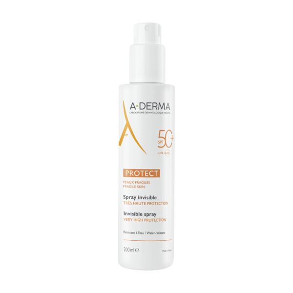 A-Derma Protect SPF50+ Transparentní sprej 200 ml