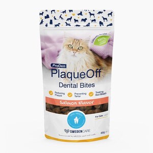 Proden Plaqueoff Dental Bites Cat lososové 60 g