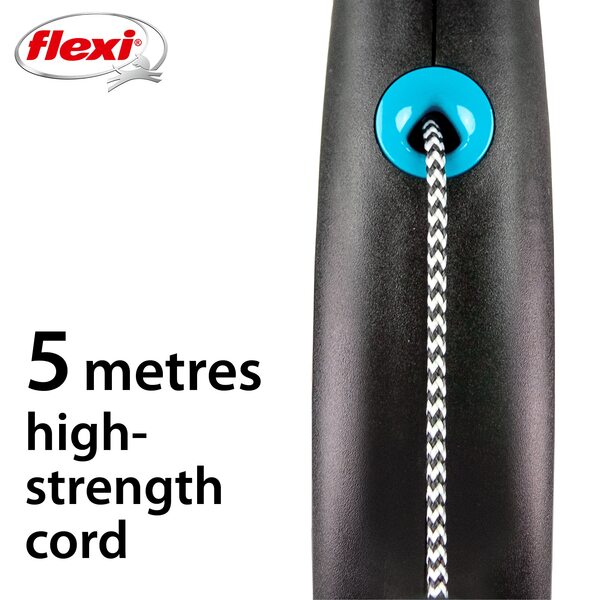 Flexi Vodítko Black design S lanko 5 m Černo-modré 1 ks Flexi Vodítko Black design S lanko 5 m Černo-modré 1 ks