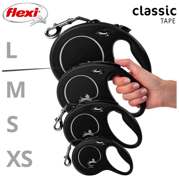 Flexi Vodítko Classic L pásek 8 m Černé 1 ks Flexi Vodítko Classic L pásek 8 m Černé 1 ks