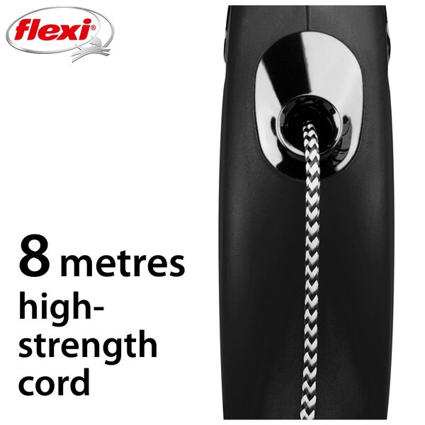 Flexi Vodítko Classic M lanko 8 m Černé 1 ks Flexi Vodítko Classic M lanko 8 m Černé 1 ks