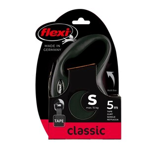 Flexi Vodítko Classic S pásek 5 m Černé 1 ks Flexi Vodítko Classic S pásek 5 m Černé 1 ks