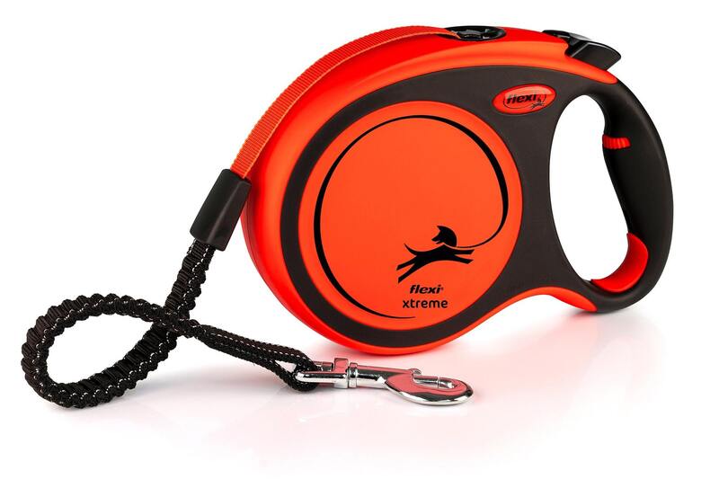 Flexi Vodítko Xtreme L pásek 8 m Oranžové 1 ks