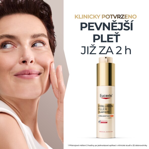 Eucerin Hyaluron-Filler + Elasticity Lehký denní krém SPF50 50 ml