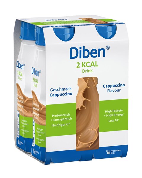 Diben 2 kcal Drink příchuť Cappuccino 4x200 ml