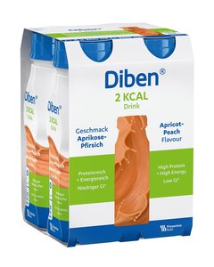 Diben 2 kcal Drink příchuť Meruňkovo-broskvová 4x200 ml