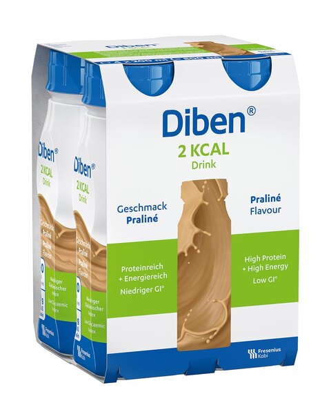 Diben 2 kcal Drink příchuť Pralinková 4x200 ml
