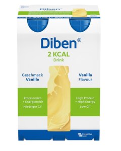 Diben 2 kcal Drink příchuť Vanilková 4x200 ml