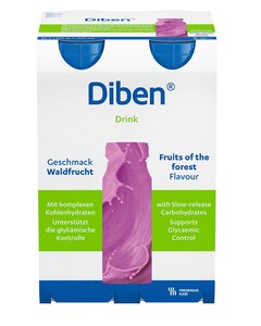 Diben 1,5 kcal Drink Lesní plody 4x200 ml Diben 1,5 kcal Drink Lesní plody 4x200 ml