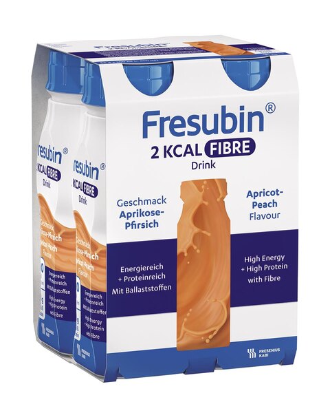 Fresubin 2 kcal Fibre Drink příchuť Meruňkovo-broskvová 4x200 ml