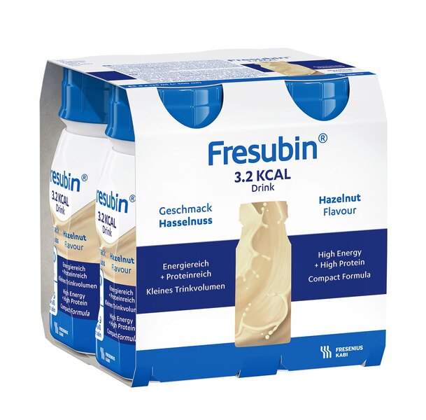 Fresubin 3,2 kcal Drink příchuť Lískooříšková 4x125 ml