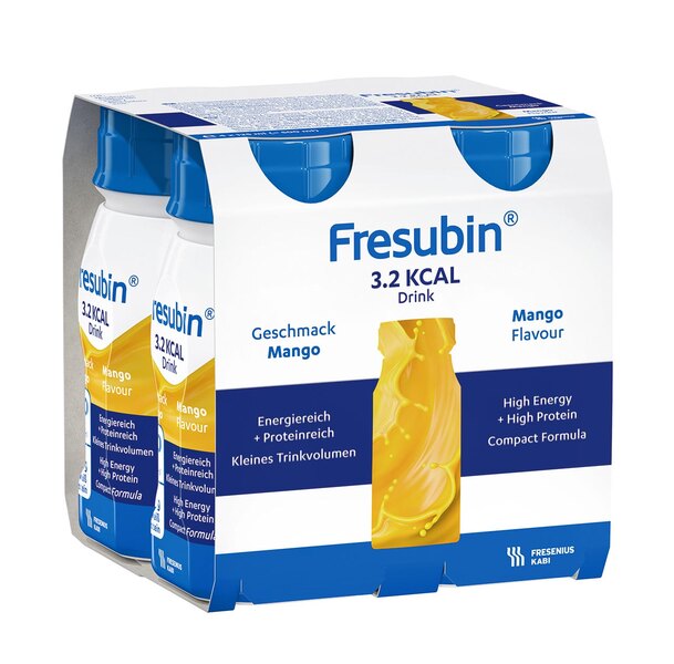 Fresubin 3,2 kcal Drink příchuť Mangová 4x125 ml