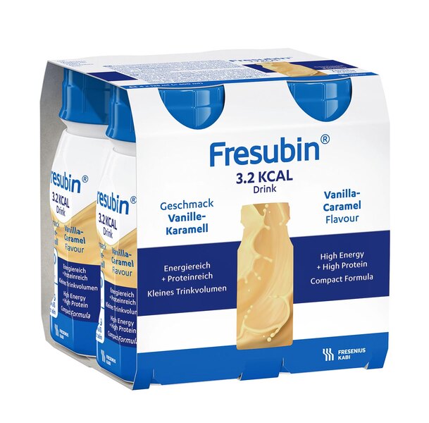 Fresubin 3,2 kcal Drink příchuť Vanilka-karamel 4x125 ml