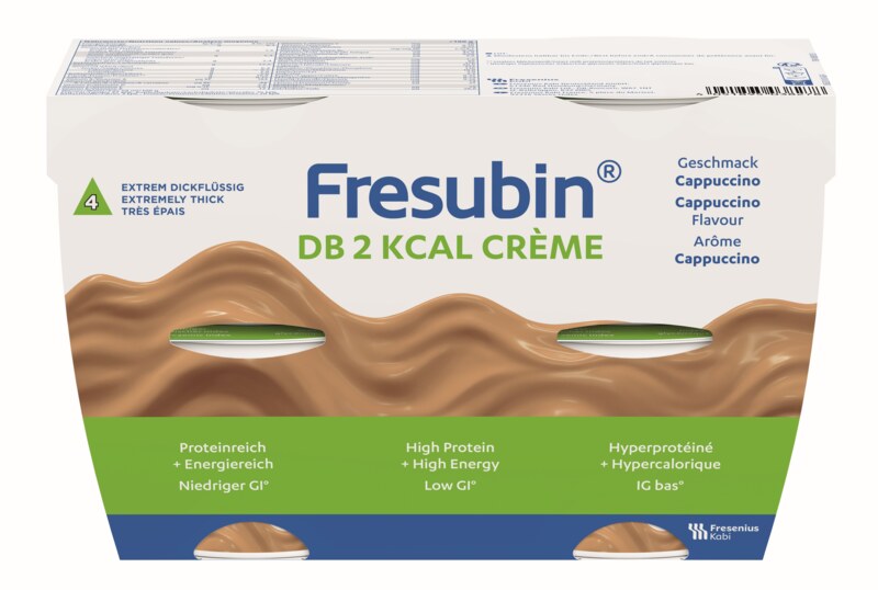 Fresubin DB 2 kcal Creme příchuť Cappuccino 4x200 g