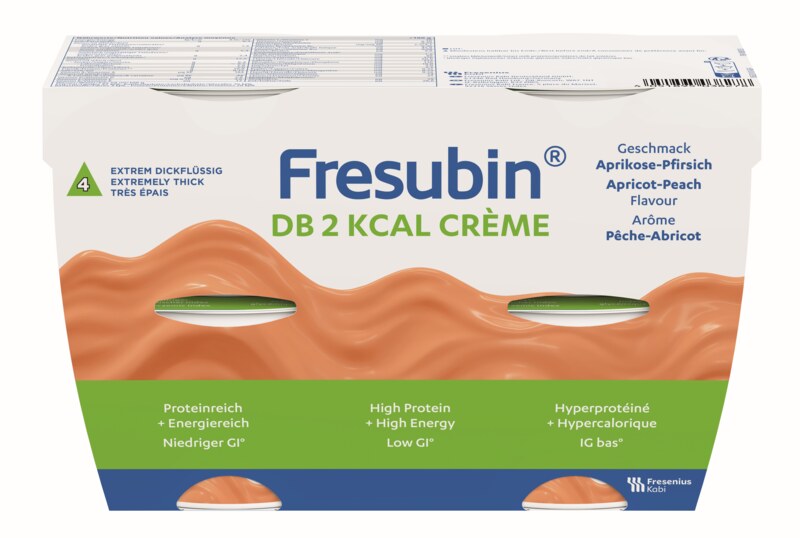 Fresubin DB 2 kcal Creme příchuť Meruňkovo-broskvová 4x200 g