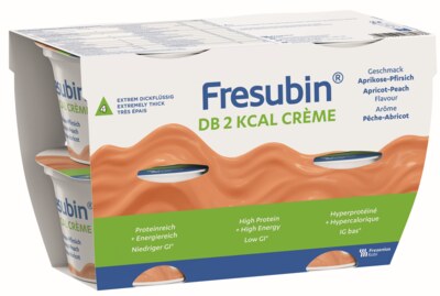 Fresubin DB 2 kcal Creme příchuť Meruňkovo-broskvová 4x200 g Fresubin DB 2 kcal Creme příchuť Meruňkovo-broskvová 4x200 g
