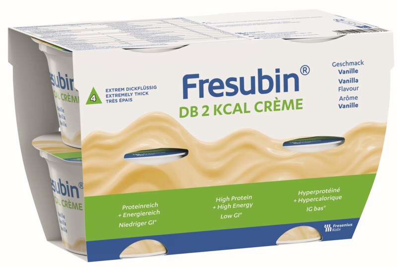 Fresubin DB 2 kcal Creme příchuť Vanilková 4x200 g
