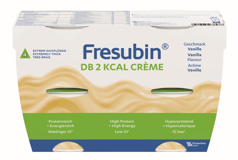 Fresubin DB 2 kcal Creme příchuť Vanilková 4x200 g