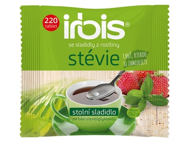 Irbis se sladidly Stévie náhradní náplň 220 tablet Irbis se sladidly Stévie náhradní náplň 220 tablet